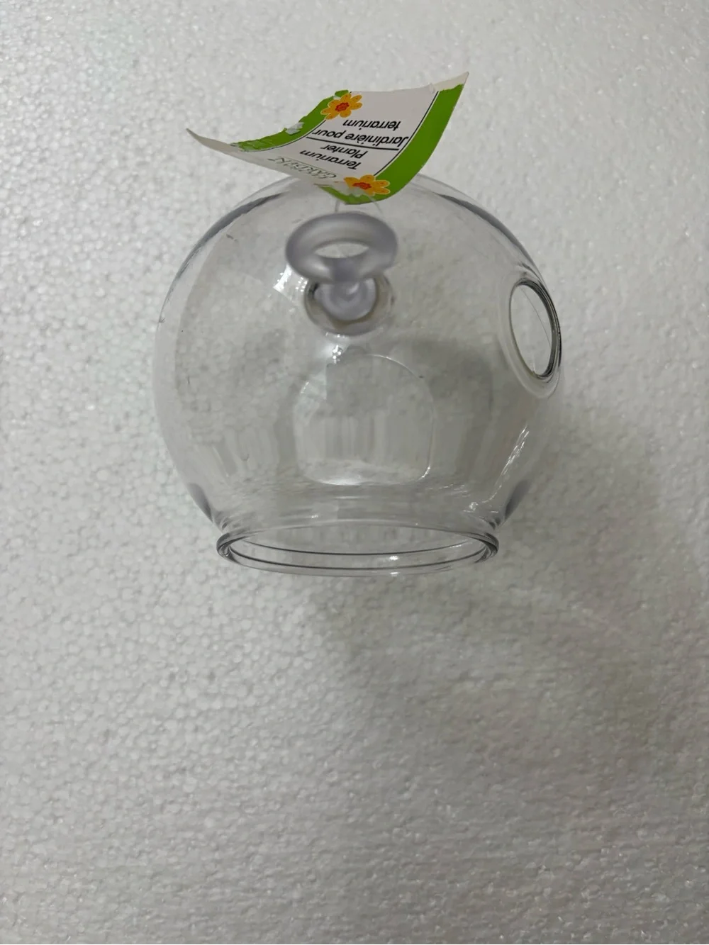 Clear Plastic Hanging Terrarium Ornaments - Set of 5